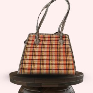 Tribal Checks Handwoven Tote