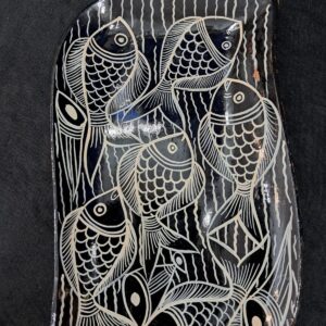 Ocean Whispers – Handcrafted Fish Tray
