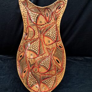 School of Grace – Fish-Shaped Wooden Tray