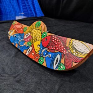 Vibrant Voyage – Boat Shaped Wooden Key Holder