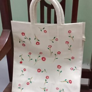 PhoolKatha: Hand-Painted Tote Bag by Innocent Hands