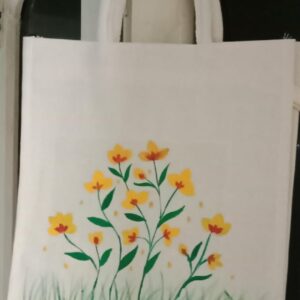 Sundar Phool: Hand-Painted Tote Bag by Innocent Hands