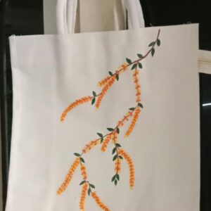Amber Cascade: Blooming Grace Tote by Innocent Hands