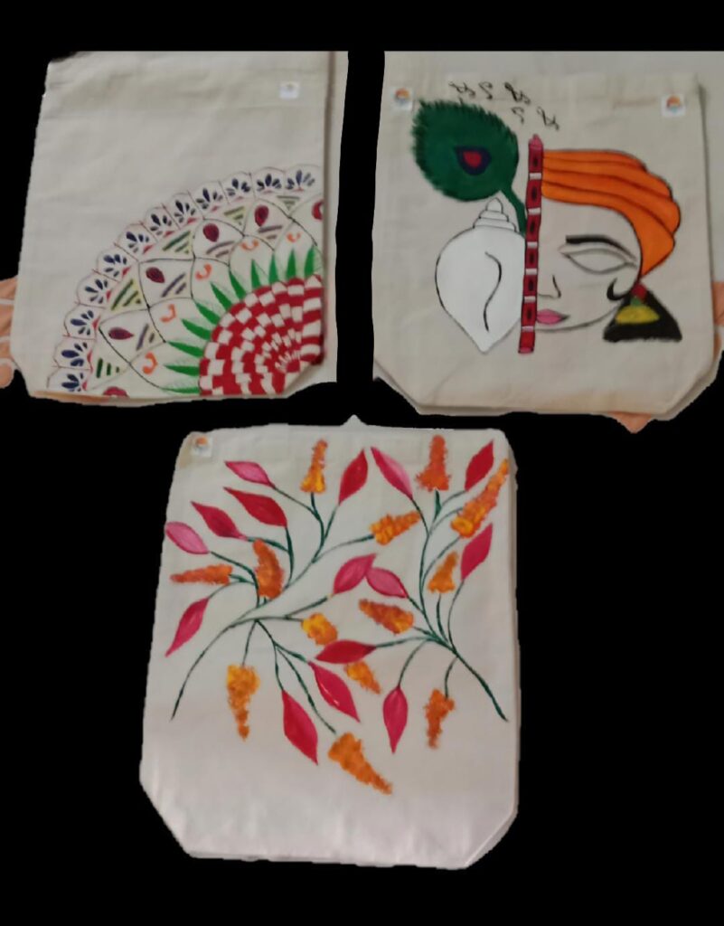 Trio of Hope: Hand-Painted Tote Set by Innocent Hands