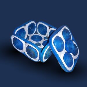 Blue Bloom Jewellery Box