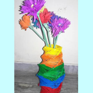 Bloom Rise – Paper Spiral Flower Vase