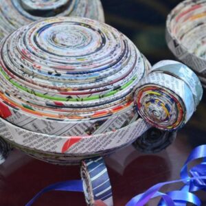 Tortoise Treasure – Paper Coiled Box