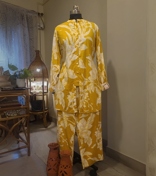 SunbloomMulmul Co-ord Set