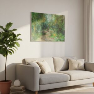 Forest Veil and Aqua Light by Vikram Kumar Mukherjee