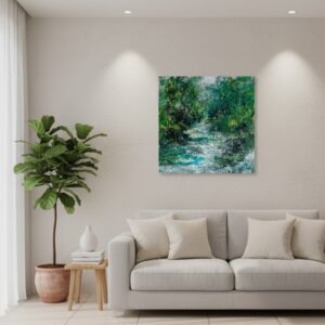 Emerald Creek Flow by Vikram Kumar Mukherjee