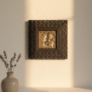 Dokra Brass Art With Wooden Frame